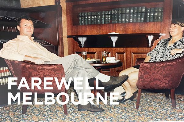 Cheers Melbourne & Farewell